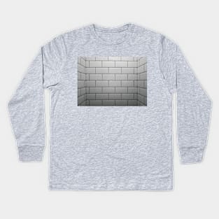 Subway tile Kids Long Sleeve T-Shirt